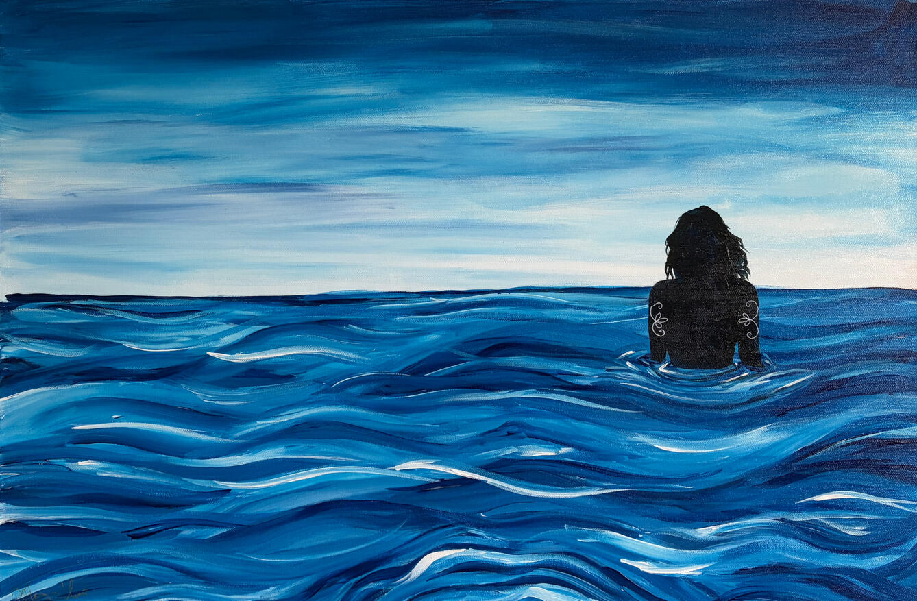 Élise Medium: Acrylic on Canvas Dimensions: 30 in x 40 in. Date: 2022 Élise Medium: Acrylic on Canvas Dimensions: 30 in x 40 in. Date: 2022
