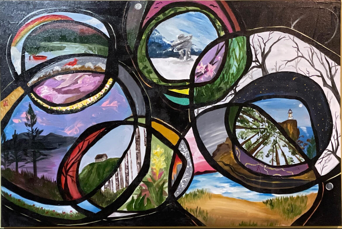 Resilience Date: 2020 Medium: Acrylic on canvas Dimensions: 24 in x 36 in Resilience Date: 2020 Medium: Acrylic on canvas Dimensions: 24 in x 36 in